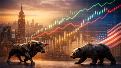 سوق الأسهم الأمريكي | عوائد قوية لعام 2025 وتوقعات أقل لعام 2026